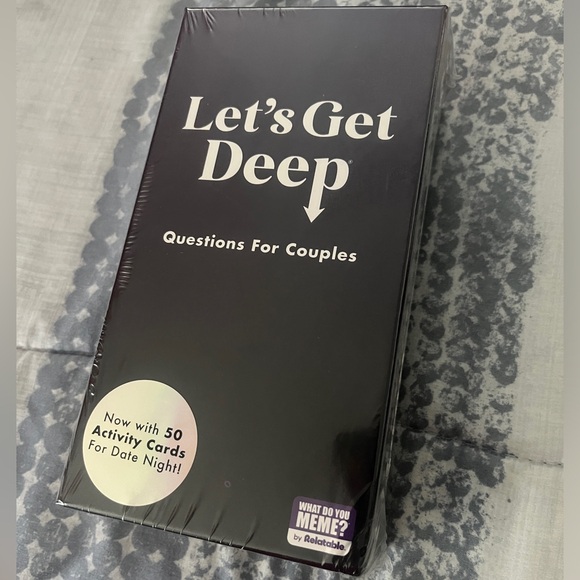 NWT Let's Get Deep - The Adult Party Game for Couples by What Do You Meme?® - Picture 1 of 3